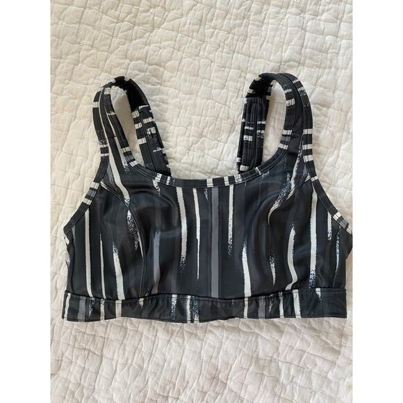 Title Nine Bra Sports High Impact Black and White 34C - Picture 5 of 10